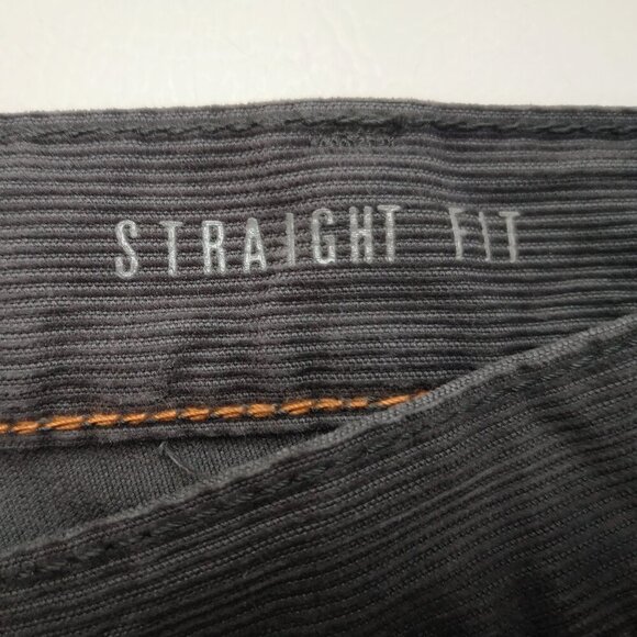 Dockers Men's Size 38/32 Dark Grey Straight Fit Corduroy Pants - Picture 4 of 16